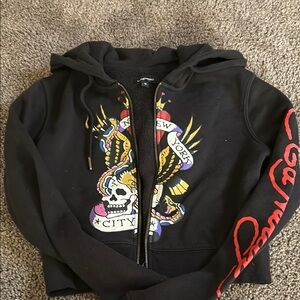 Ed Hardy Cropped Hoodie